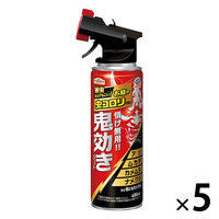園芸用品 殺虫剤 スプレー アースガーデン お庭の虫コロリ プロ 鬼効きジェット 480mL 1セット（1本×5） 害虫駆除剤 対策 アース製薬