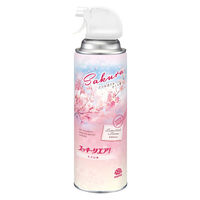 【数量限定】消臭スプレー スッキーリエア！ トイレ用 ココロ浮き立つさくら便り 350ml 1本 アース製薬