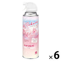 【数量限定】消臭スプレー スッキーリエア！ トイレ用 ココロ浮き立つさくら便り 350ml 1セット（1本×6） アース製薬