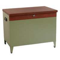 住まいスタイル 「horn/ホルン」 宅配機能付き 収納ベンチ DB-003GRN 1台（直送品）