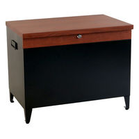 住まいスタイル 「horn/ホルン」 宅配機能付き 収納ベンチ DB-003BLK 1台（直送品）