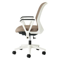 【設置込】プラス Fita2 事務イス ループ肘 ホワイト×ウォームグレー KB-FT50MKL-UC WG 1脚（直送品）