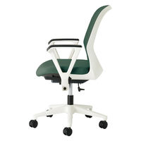 【設置込】プラス Fita2 事務イス ループ肘 ホワイト×エバーグリーン KB-FT50MKL UG 1脚（直送品）