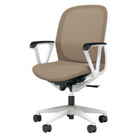 【設置込】プラス Fita2 事務イス ループ肘 ライトグレー×ウォームグレー KB-FT00MKL-UC WG 1脚（直送品）