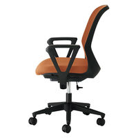 【設置込】プラス Fita2 事務イス ループ肘 ブラック×テラコッタオレンジ KB-FT60MKL-UC OR 1脚（直送品）