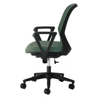 【設置込】プラス Fita2 事務イス ループ肘 ブラック×エバーグリーン KB-FT60MKL-UC UG 1脚（直送品）
