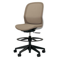 【設置込】プラス Fita2 事務イス 肘なし ハイタイプ ライトグレー×ウォームグレー KC-FT05MKL WG 1脚（直送品）