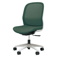 【設置込】プラス Fita2 事務イス 肘なし ライトグレー×エバーグリーン KC-FT00MKL UG 1脚（直送品）