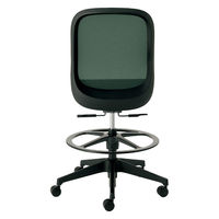 【設置込】プラス Fita2 事務イス 肘なし ハイタイプ ブラック×エバーグリーン KC-FT65MKL UG 1脚（直送品）