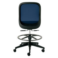 【設置込】プラス Fita2 事務イス 肘なし ハイタイプ ブラック×ネイビー KC-FT65MKL-UC DB 1脚（直送品）