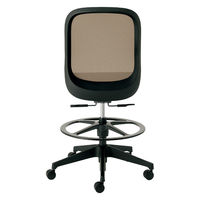 【設置込】プラス Fita2 事務イス 肘なし ハイタイプ ブラック×ウォームグレー KC-FT65MKL-UC WG 1脚（直送品）