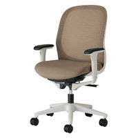 【設置込】プラス Fita2 事務イス アジャスト肘 ライトグレー×ウォームグレー KD-FT00MKL-UC WG 1脚（直送品）