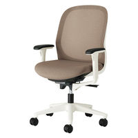 【設置込】プラス Fita2 事務イス アジャスト肘 ホワイト×ウォームグレー KD-FT50MKL WG 1脚（直送品）