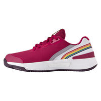 テニス クレー・オムニコートレディース INTRIGUE PRO OMNI ボジョレー×ホワイト×プラムパーフェクト 24.5 WRS337500U（直送品）