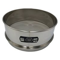 アズワン ステンレスふるい φ300×100mm 212μm 校正証明書(ISO9001)付 65-9393-58 1個（直送品）