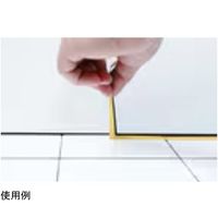 スコッチ(R)平面紙マスキングテープ244 イエロー 12mm×18m 0.08mm 1ケース(100パック) 244 12X18P（直送品）