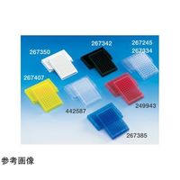 96ウェルマイクロプレート(PP)V底 ブルー 1箱(20個×6包入) 249950 1箱(120個)（直送品）