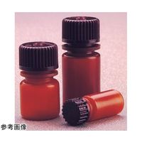 細口半透明褐色軽量ボトル 15mL HDPE バルク/本体・キャップ別包装 1箱(2000本入) 312084-9050 1箱(2000本)（直送品）