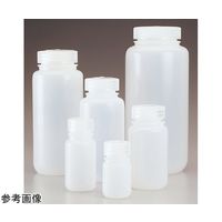 広口ボトル 125mL LDPE バルク/本体・キャップ別包装 1箱(500本入) 312103-0004 1箱(500本)（直送品）