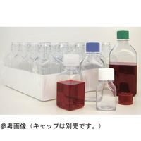 目盛付き付角型透明ボトル 500mL PC トレイ/本体のみ包装 1箱(20本×2トレイ入) 362015-0500 1箱(40本)（直送品）