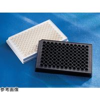 フルオレッセンスルミネッセンス96ウェルプレート丸底 白 無処理 非滅菌 フタなし 25個×4パック入 3789A 1ケース(100個)（直送品）