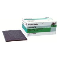 スコッチブライト 工業用パッド 不織布表面研磨剤 切れるタイプ #800 灰 1箱(10枚入) 7448DOT BOX 1箱(10枚)（直送品）