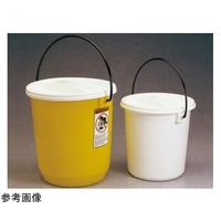 サーモフィッシャーサイエンティフィック フタ付きバケツ(LDPE)13.2L 7102-0140 1個 69-6290-41（直送品）