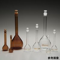 クライミング メスフラスコ(白) (特殊容量) 普通摺合 1200mL JCSS校正証明書付 CL2030-TK-1200 1個（直送品）