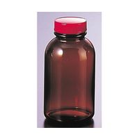 マルエム 広口瓶・褐色 368mL 24本入 No.350NY 1箱(24本) 67-6440-92（直送品）