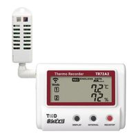 アズワン 温湿度記録計 おんどとり(無線LAN) 中国語版校正証明書付 6-8030-41-57 1個（直送品）