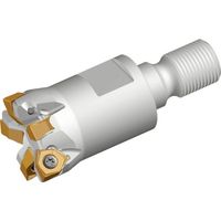 TAEGUTEC ヘッド交換式エンドミル フレックステック3枚刃 ミル2ラッシュ 6N TE90-320-M10-04 1本（直送品）