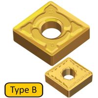 TAEGUTEC 旋削加工用チップ Tーターン PVD CNMG 120404 MP TT8080 1セット(10個)（直送品）