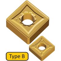 TAEGUTEC 旋削加工用チップ Tーターン CVD SNMG 120412 RT TT7015 1セット(10個)（直送品）