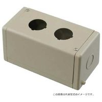 富士電機 コマンドボックスφ30シリーズ用閉鎖形2点穴 AHX902A 1個 603-4537（直送品）