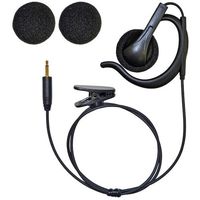 エフ・アール・シー F.R.C. スポンジ付き耳掛けスピーカーイヤホン FEP-206 1本 650-3585（直送品）