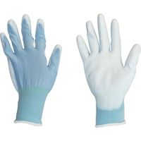 丸和ケミカル PUあおフィット 背抜き手袋 10双組 Mサイズ 950-M 1組(10双) 684-0801（直送品）