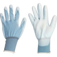 丸和ケミカル PUあおフィット 背抜き手袋 10双組 Lサイズ 950-L 1組(10双) 684-0802（直送品）