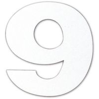 ダイドーハント DAIDOHANT マグネット切り文字 ホワイト 9 10177795 1枚 144-2044（直送品）