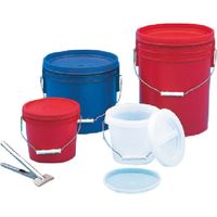 東京硝子器械 TGK トスロン密閉容器 丸形 4L ナチュラル 125-23-63-01 1個 191-4645（直送品）