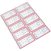 ワールドツール アストロプロダクツ オイル交換ラベル 1シート 2016000008210 1枚 252-8493（直送品）