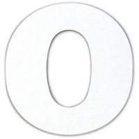 ダイドーハント DAIDOHANT マグネット切り文字 ホワイト 0 10177786 1枚 144-2041（直送品）