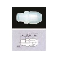 東京硝子器械 TGK ハーフ・ユニオン 1/2in PT1/2 PP 10入 457-17-77-26 1袋(10個) 185-8798（直送品）