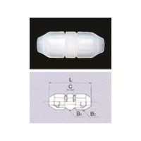 東京硝子器械 TGK フレヤード・ユニオン 6mm PP 10入 457-17-78-03 1袋(10個) 185-8820（直送品）