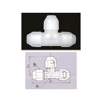 東京硝子器械 TGK チーズ・ユニオン 1/8in PP 10入 457-17-78-74 1袋(10個) 185-8609（直送品）