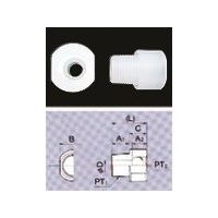 東京硝子器械 TGK 異径ブッシュ PT1/8NPT×PT1/8 5個入 457-17-81-21 1袋(5個) 185-8340（直送品）