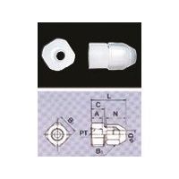 東京硝子器械 TGK メスハーフ PT1/4 φ6 5個入 457-17-81-74 1袋(5個) 185-8781（直送品）