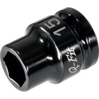 ワールドツール アストロプロダクツ AP QーFit 1/2DR インパクトソケット 15mm 2002000033802 1個（直送品）
