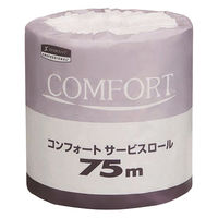 日本製紙クレシア コンフォートサービスロール/大箱単位 11275 75M 1箱（直送品）