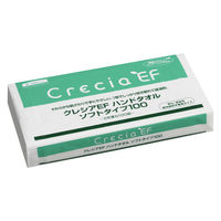 日本製紙クレシア クリネックス EFハンドタオル/大箱単位 37018 ソフトタイプ100 1箱（直送品）