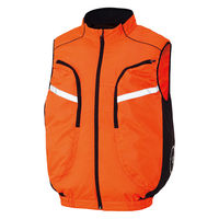 アイトス ベスト(空調服)(男女兼用) AZ-50195-093-LL オレンジ 1枚（直送品）